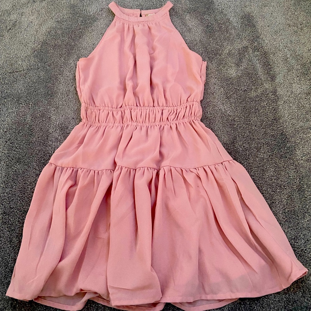 Light pink flowy dress